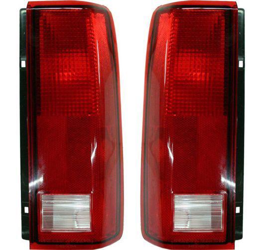 New pair set taillight taillamp housing assembly sae dot 85-05 astro safari van