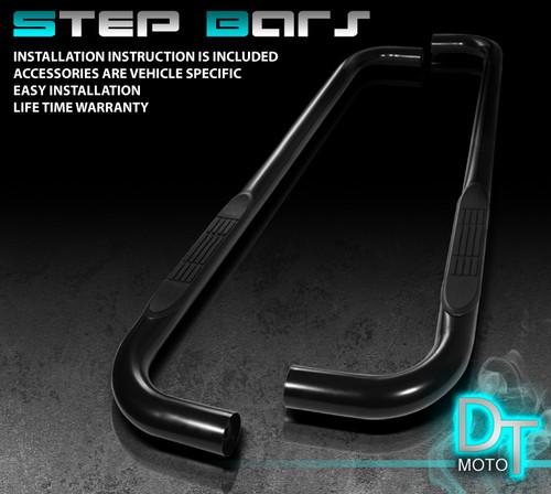 09-13 f150 regular cab 2dr 3" side step nerf bar running board black coated