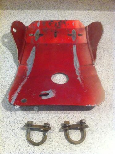 1989 honda cr500 cr 500 skid plate bash plate