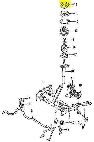 Bmw 31336760943 genuine oem factory original strut mount