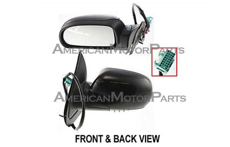 Top deal left replacement heat power mirror w/ memory w/ signal light buick saab