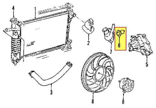 Ford f8dz8575aa genuine oem factory original thermostat