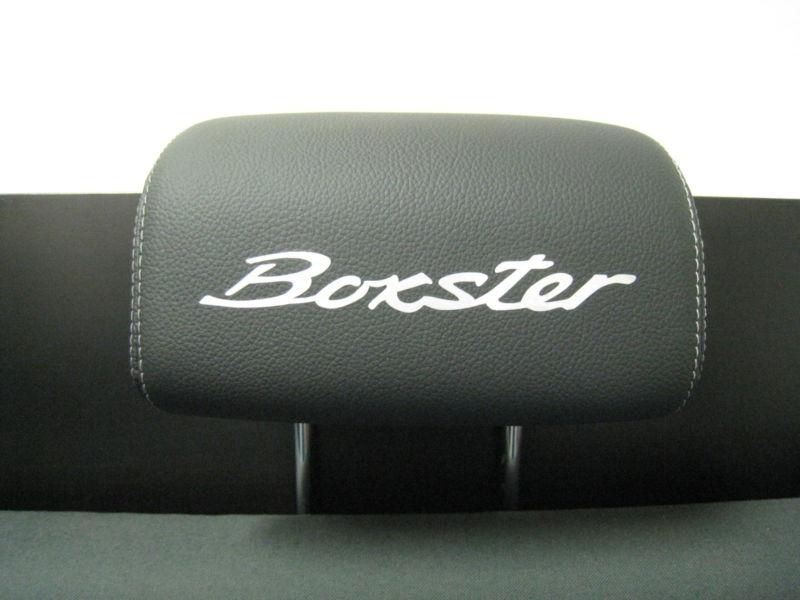 Headrest badge decal sticker *boxster* 4-pcs