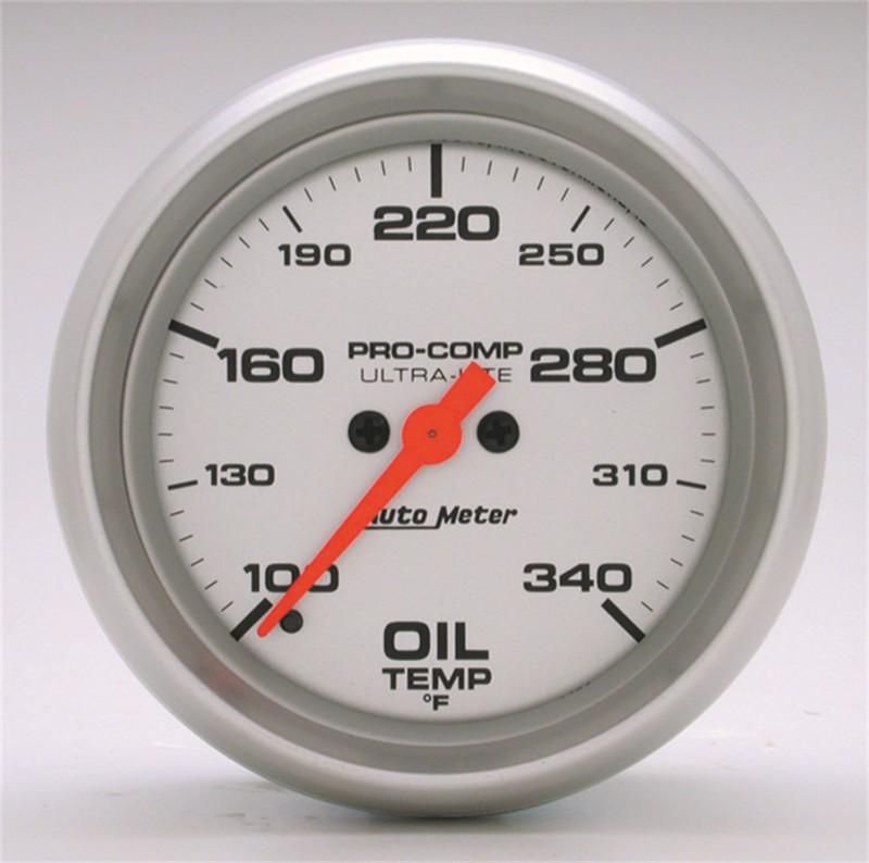 Auto meter 4456 ultra-lite; electric oil temperature gauge