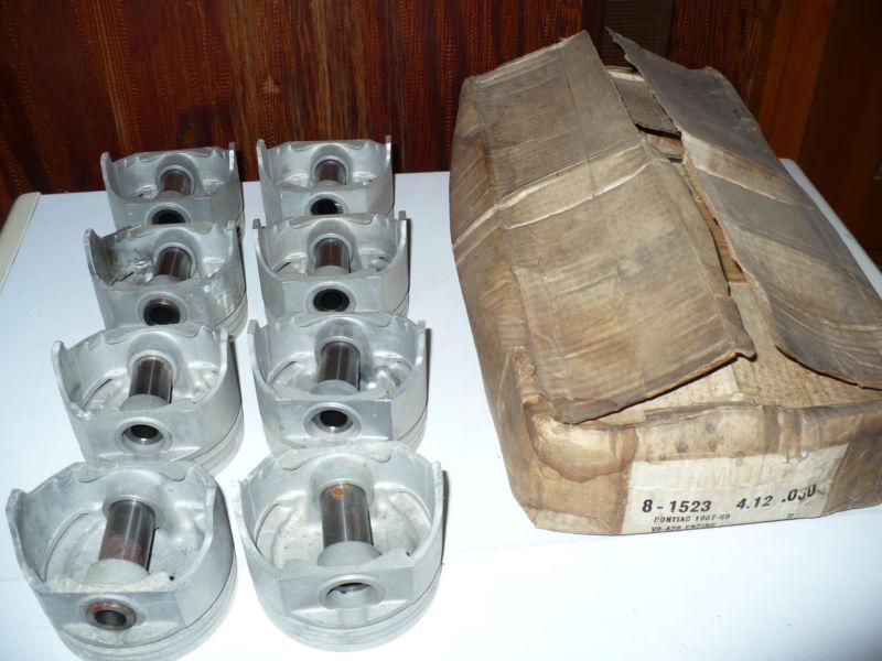 Nos pontiac v8 - 428 engine pistons 1967 1968 1969  .030