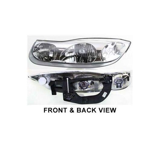 01-02 saturn coupe s series headlamp headlight driver side left lh