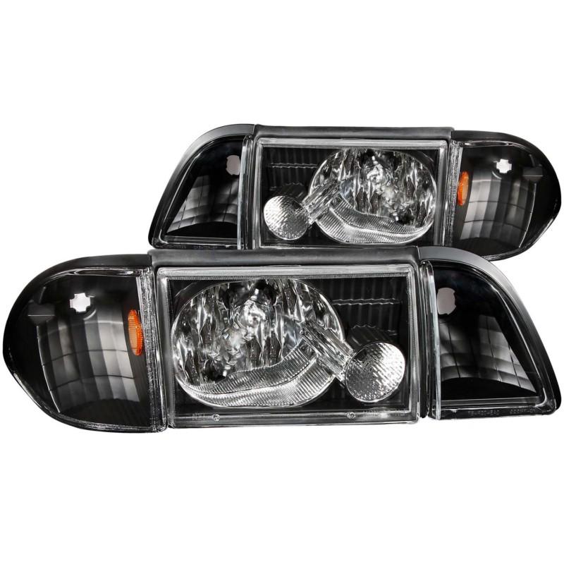 Anzo usa 121192 headlight assembly 87-93 mustang