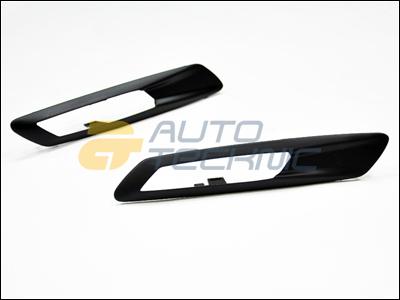 F10 528i 535i 550i 5 series matte black fender light sidemarkers trim covers