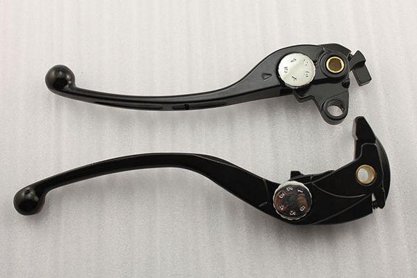 Black aluminum brake clutch levers for honda cbr 1000rr 2004 2005 2006 2007