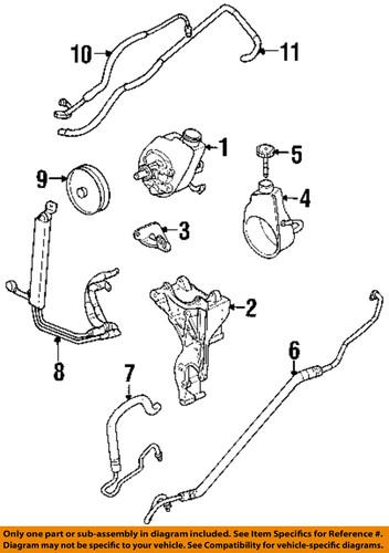 Gm oem 15804952 steering return hose/power steering return hose