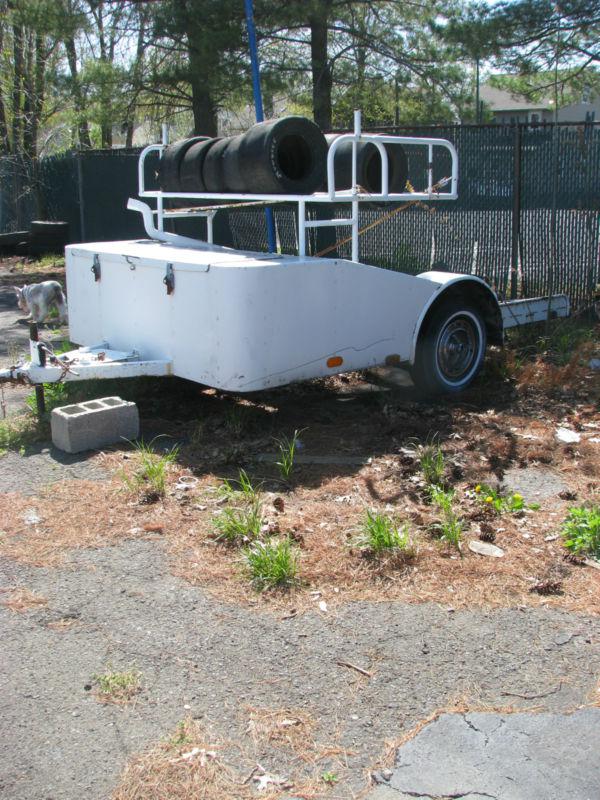 Estate sale custom 3/4 midget racing trailer  builtfor nj champion  jerry morese