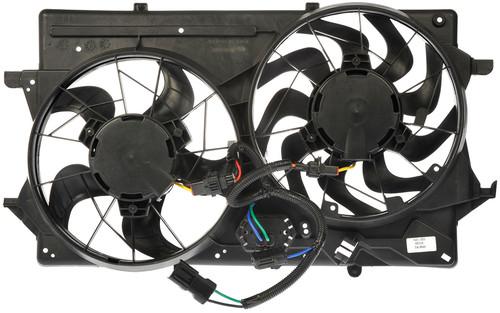 Dual fan assy 2002-00 focus dual fan assembly platinum# 2111303