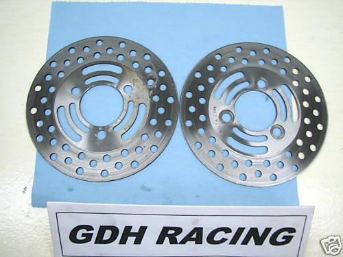 2005 z400 ltz 400 front rotors set rotor kfx 400