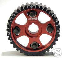 Golden eagle cam gear gears b16 b16a b18 b18c b18a h23 integra / civic red pair