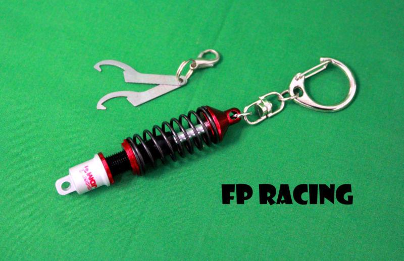 Jdm sport adjustable coilover with wrench keychain ring key fob tuner gear honda