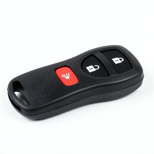 Transmitter repair smart keyless entry key case shell for nissan 3buttons 