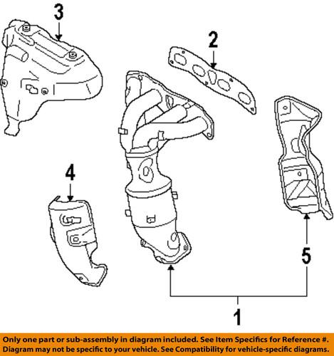 Nissan oem 140363ta0b exhaust manifold gaskets