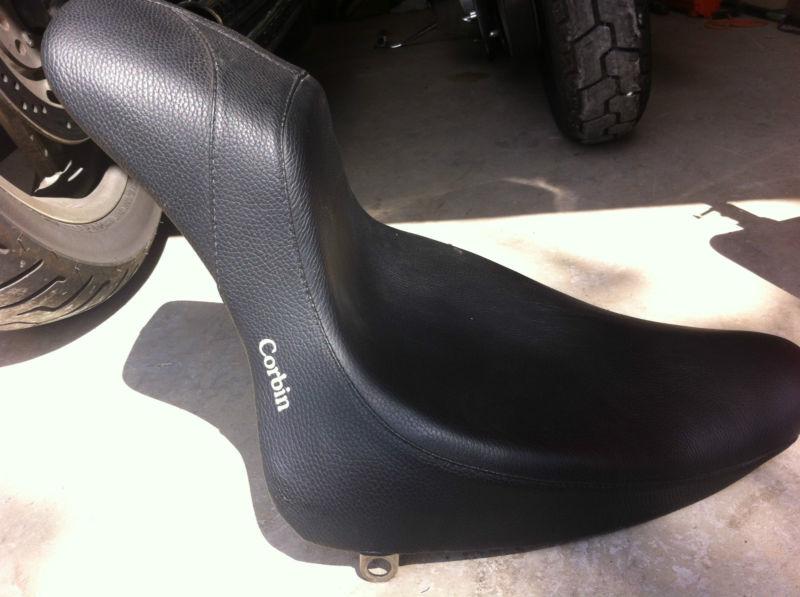Corbin solo motorcycle seat harley softail 
