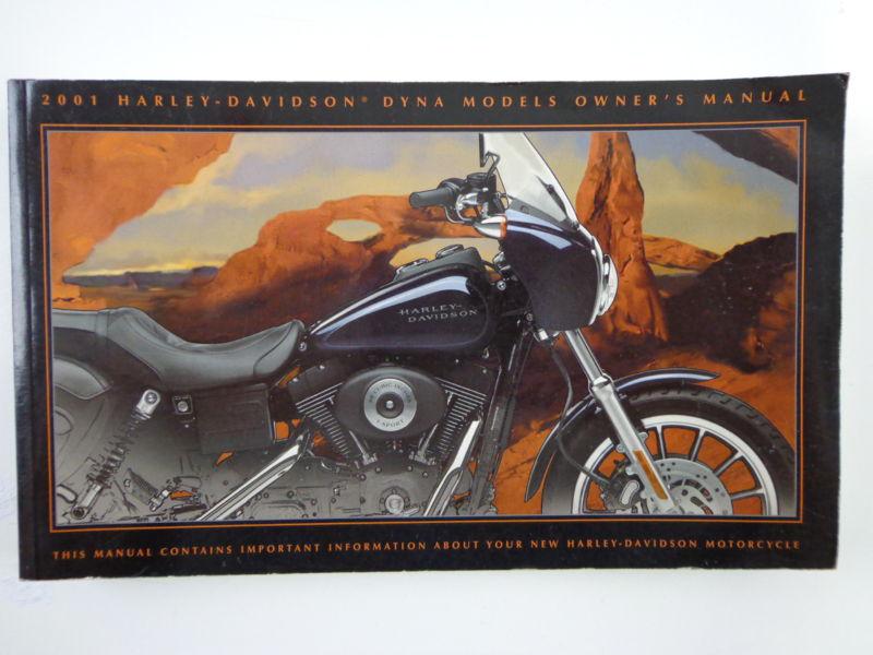 Harley davidson 2001 dyna models owners manual 99467-01