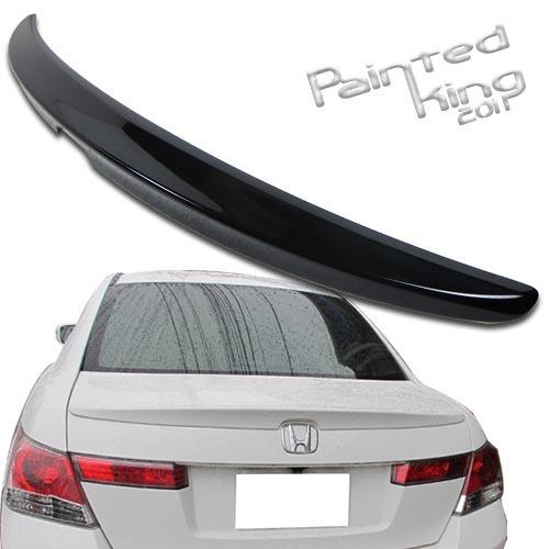 Painted 2008-2012 honda accord 4dr factory style abs oe type trunk spoiler b92p