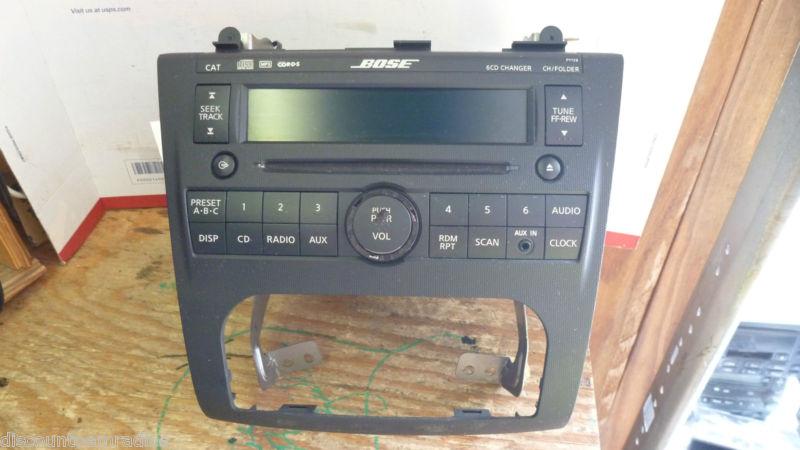 07-09 nissan altima bose radio 6 disc cd changer  player py15b 28185-zn40c *