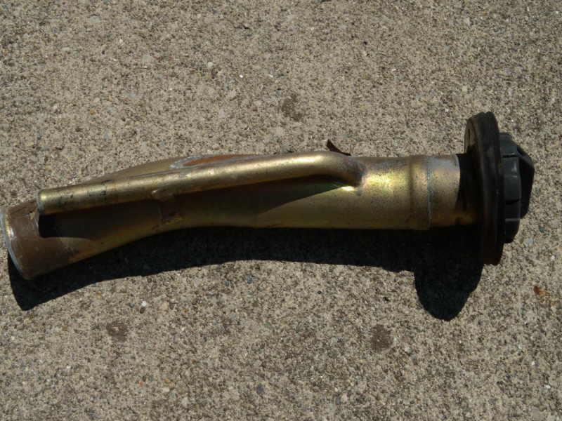  84 85 86 87 pontiac fiero fuel gas fill filler tube with cap - used