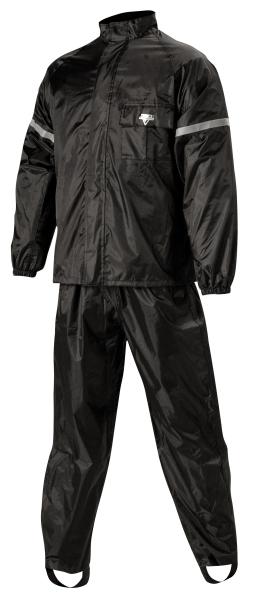 Nelson-rigg mens 	wp-8000 weather pro rain suit black/black extra large xl