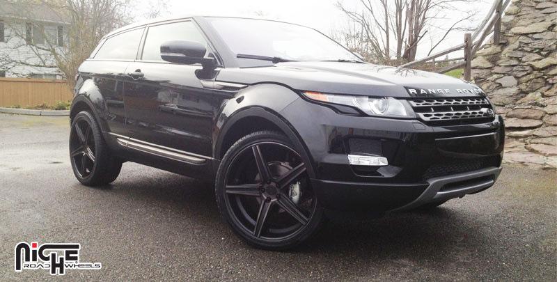 22" niche apex m125 rims range rover evoque 22x9" m-125 wheels