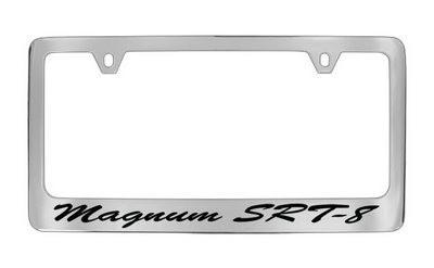 Dodge genuine license frame factory custom accessory for magnum srt-8 style 2