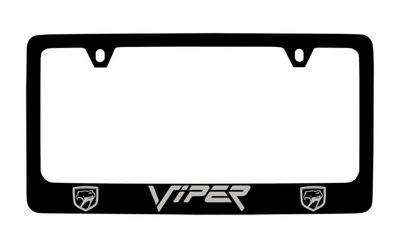 Dodge genuine license frame factory custom accessory for viper style 3