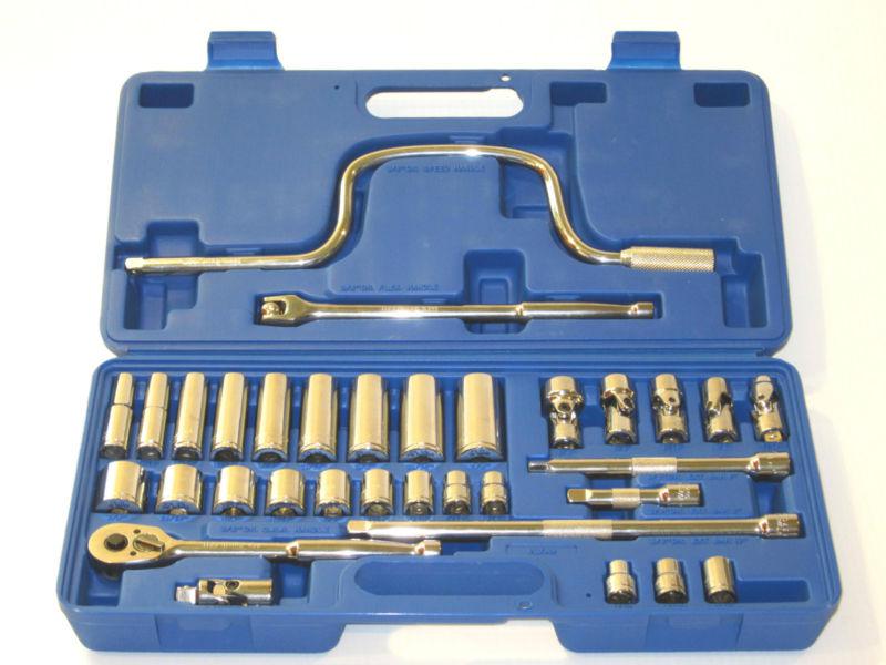 Westward socket wrench 33 pc set 3/8" drive sae combo professional msrp: $348