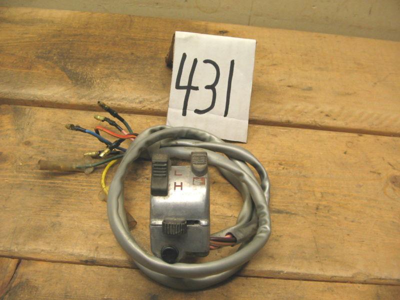 1972 yamaha ds7 rd 250 twin #431 left hand switch horn