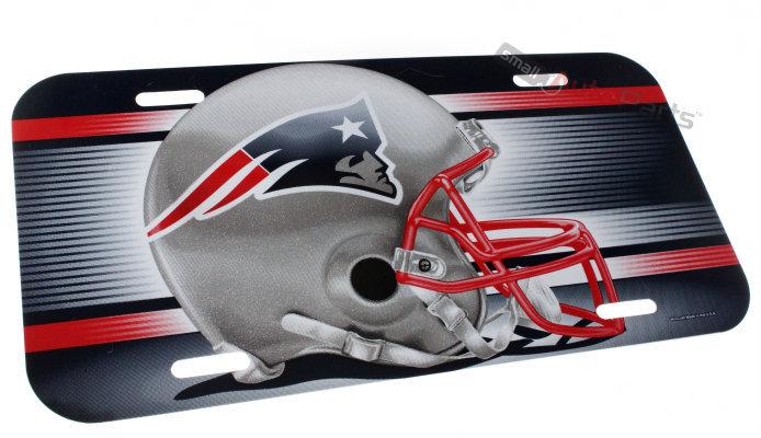 New! new england patriots football nfl license plate plastic car truck front tag