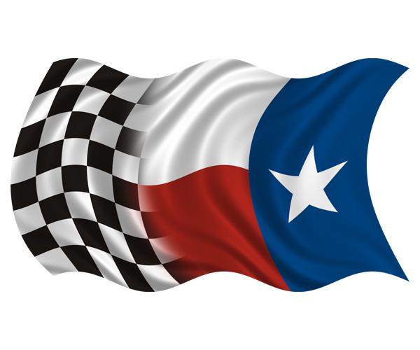 Texas state racing flag decal 5"x3" tx texan usa vinyl race car sticker (lh) zu1