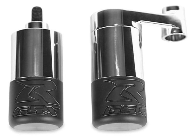 Street bikes unlimited frame sliders - black base  hf1011pc-01