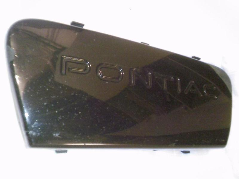 Pontiac  grand am front license plate cover black 1999,2000,01,02,03,04,05