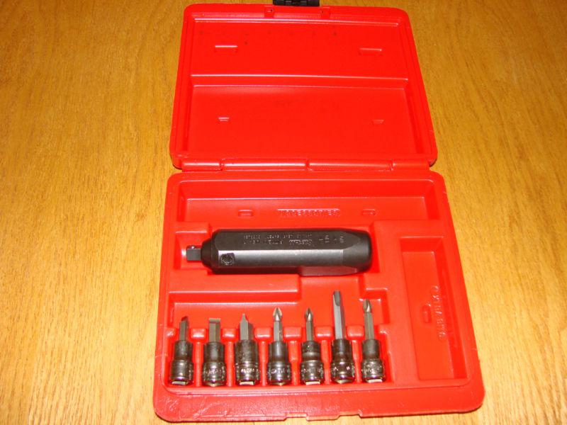 Hand impact driver set 3/8" drive  made by snap on