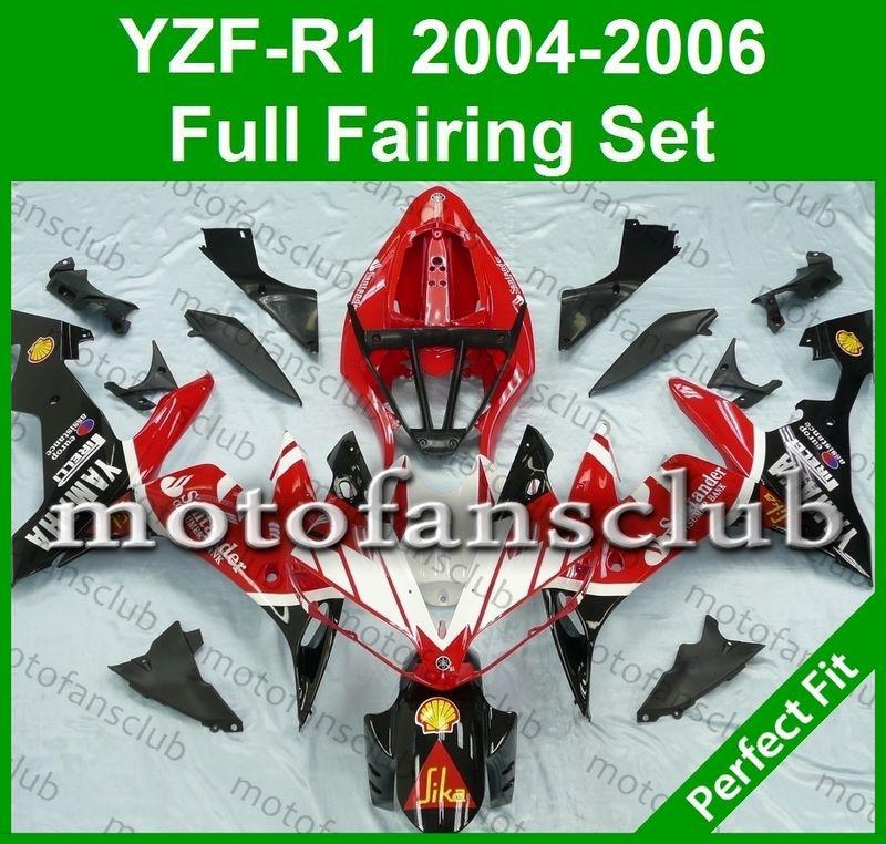 Fit yamaha yzf r1 04 05 06 yzfr1 2004 2005 2006 fairing bodywork plastics #10 b