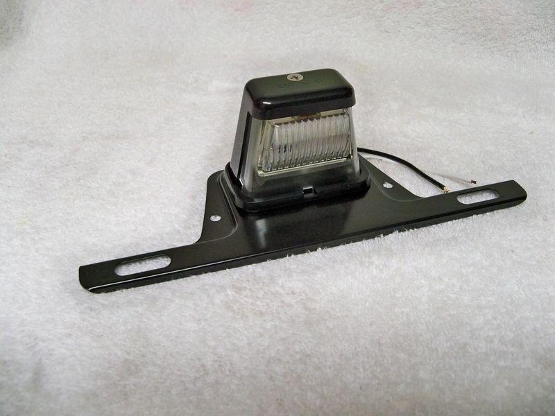 Led license plate light & bracket for trailer cargo camper