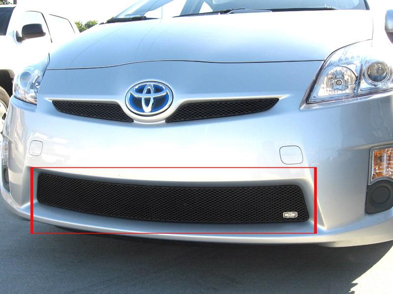 2010-2011 toyota prius grillcraft lower black 1pc grille insert mx-series grill