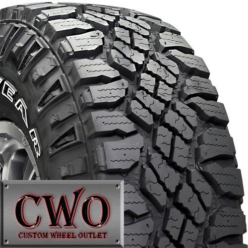 2-new goodyear wrangler dura trac 285/60-20 tires r20