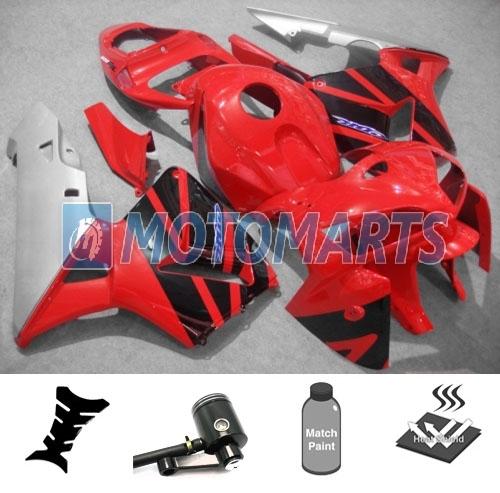 Bundle inj fairing w/ brake fluid reservoir oil pot for honda cbr600rr 05 06 ac