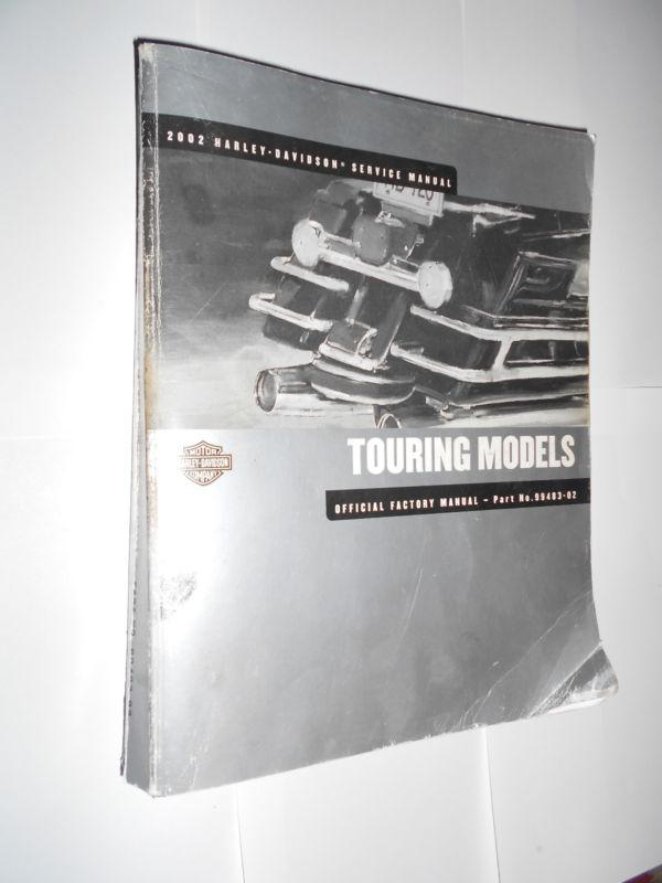 2002 harley davidson touring service manual 99483-02