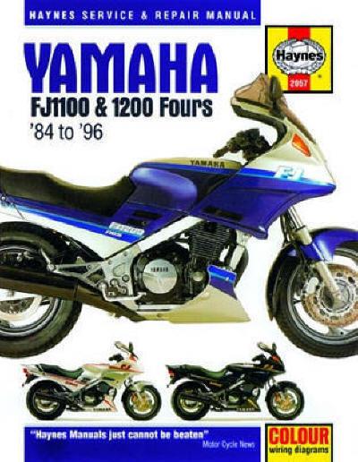 1984-1996 yamaha fj 1100 1200 fj1200 repair manual