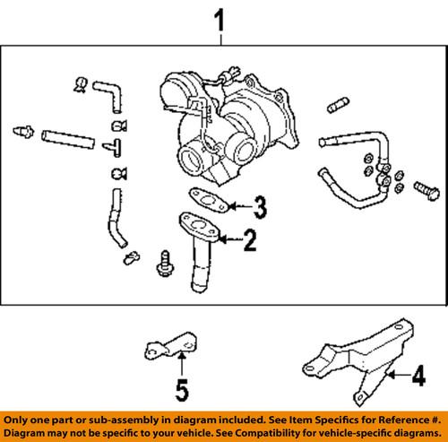 Subaru oem 14411aa5329l turbocharger/turbocharger part/accessory