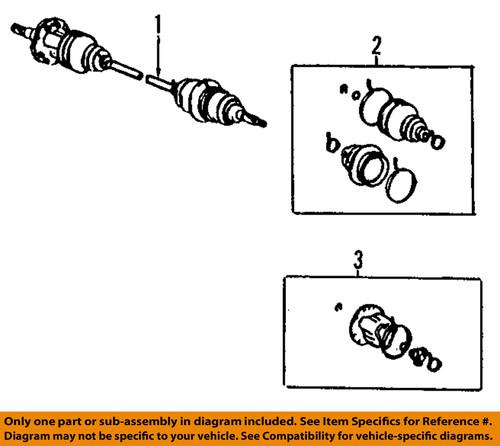 Toyota oem 044380e020 drive axles-boot kit