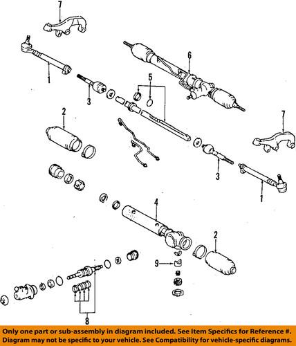 Toyota oem 4504739175 tie rod/steering tie rod end