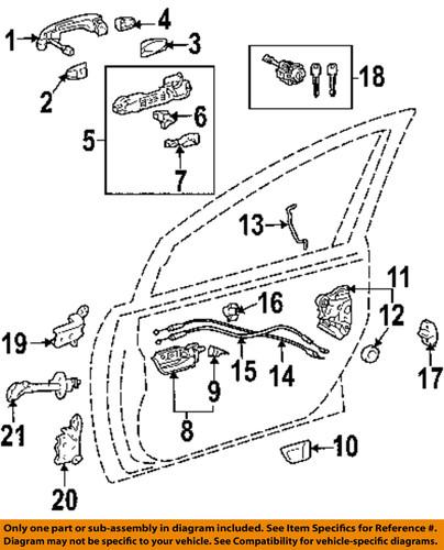 Toyota oem 6903047060 door lock motor/door lock actuator motor