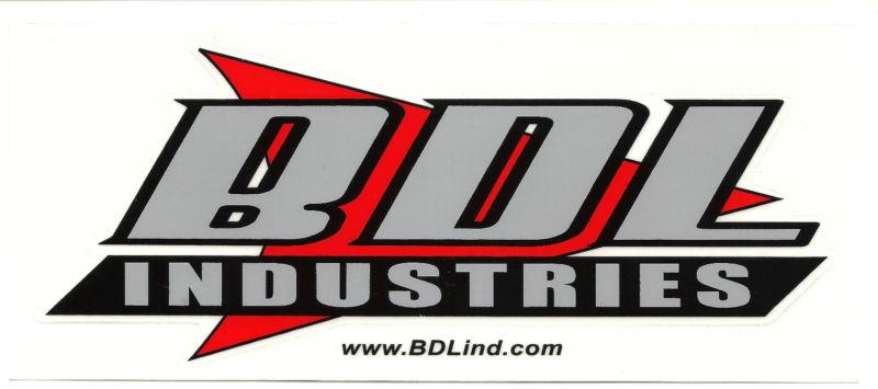 Bdl industries sticker decal 7.5" x 3"... good for tool box race car hot rod