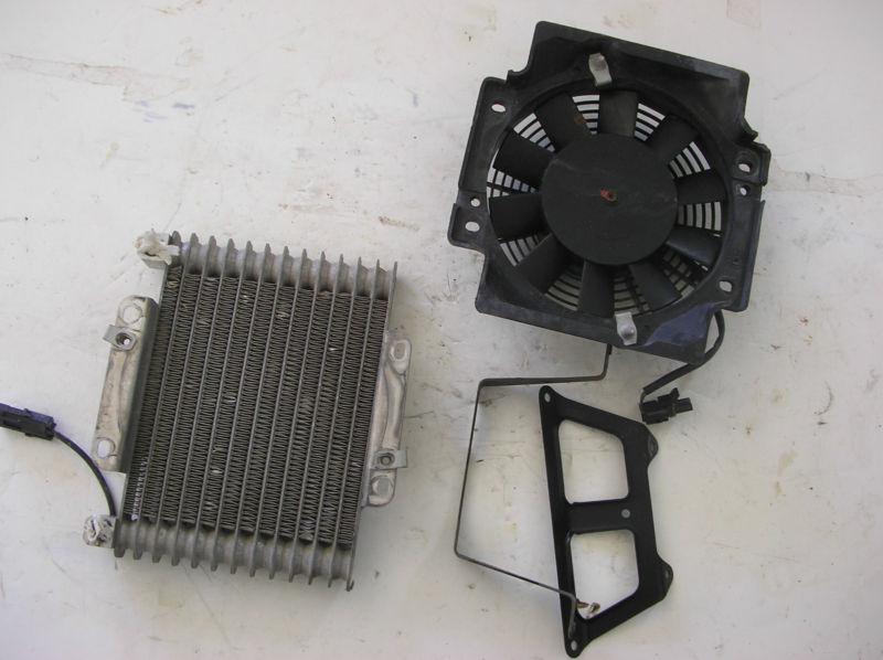 2008 polaris trailblazer 330 oil cooler with fan and brackets